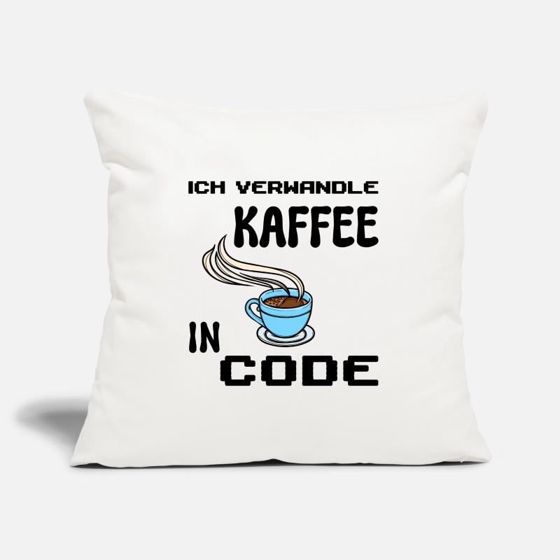 Coden Computerfreak Developer Statement Nerd Sofa pillowcase 17,3'' x 17,3'' (45 x 45 cm)
