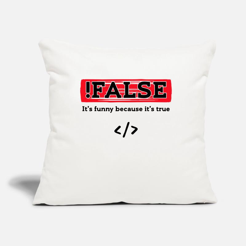 Code Debug Programmeur Développeur Dictons amusants Housse de coussin décorative 45 x 45 cm