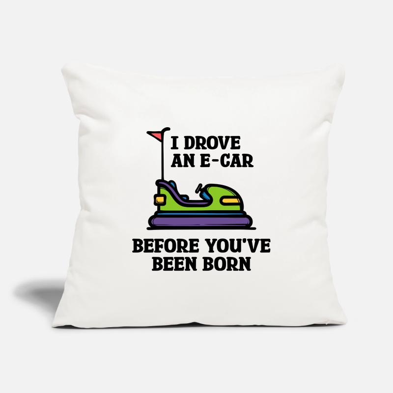 Energy Storage Statement Refueling Electricity E-car Sofa pillowcase 17,3'' x 17,3'' (45 x 45 cm)