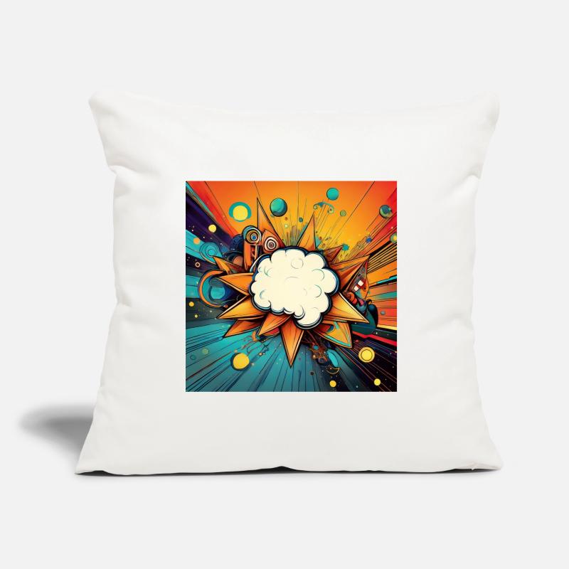 Vibrant Abstract Explosive Cloud Design Sofa pillowcase 17,3'' x 17,3'' (45 x 45 cm)