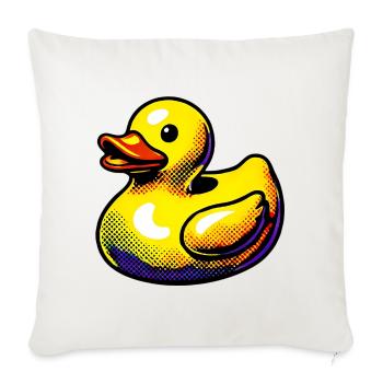 Duckling Duck Duck Duck - Sofa pillowcase 17,3'' x 17,3'' (45 x 45 cm) - natural white - Front