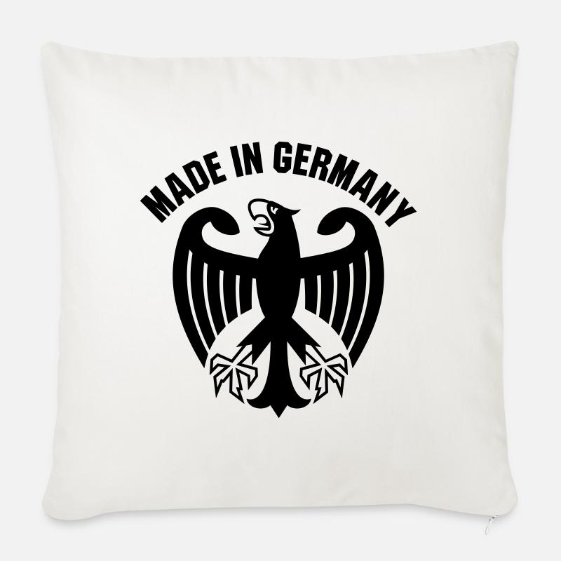 Made in Germany - Sofakissenbezug 45 x 45 cm - Naturweiß 