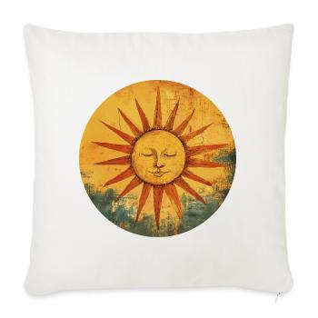 Sun - Sofa pillowcase 17,3'' x 17,3'' (45 x 45 cm) - natural white - Front