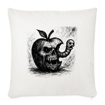 Ver funeste - Housse de coussin décorative 45 x 45 cm - blanc nature - Devant