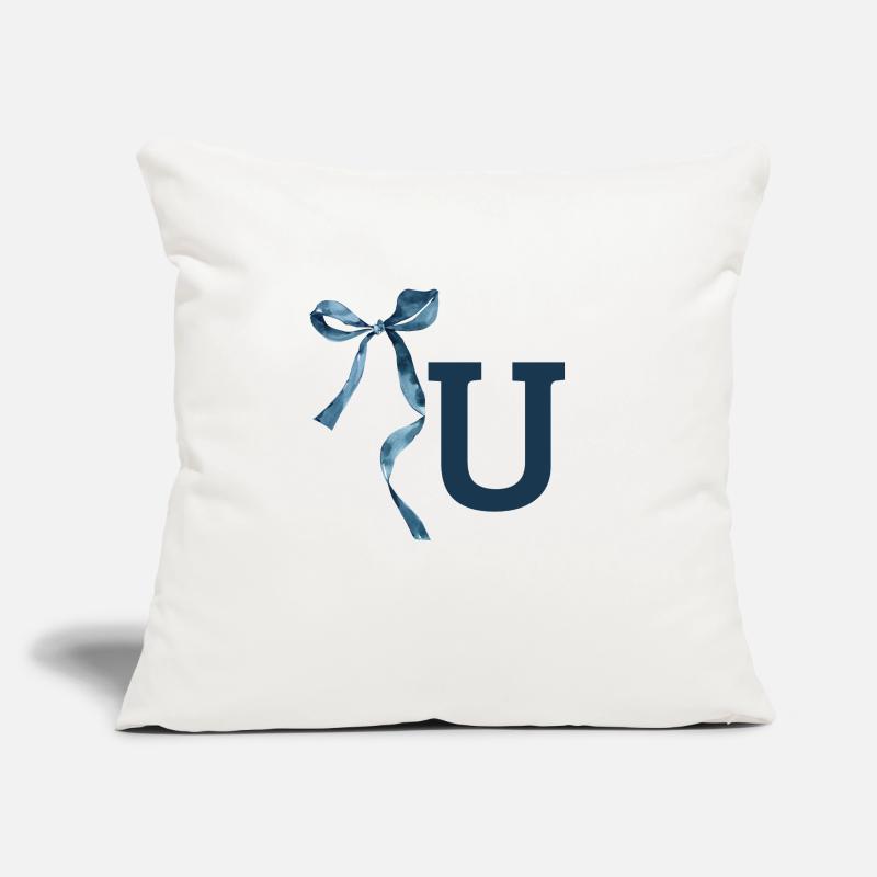 Monogram U Gift Idea Sofa pillowcase 17,3'' x 17,3'' (45 x 45 cm)