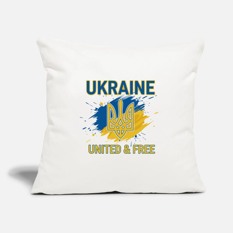 Ukraine Unity and Freedom Sofa pillowcase 17,3'' x 17,3'' (45 x 45 cm)