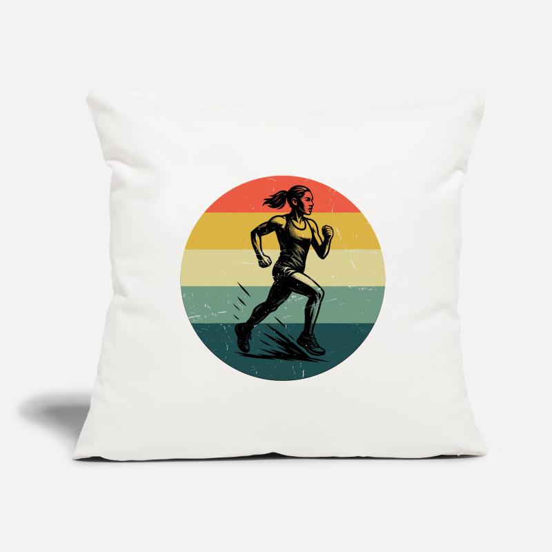 Conception compacte pour la course automobile Housse de coussin décorative 45 x 45 cm