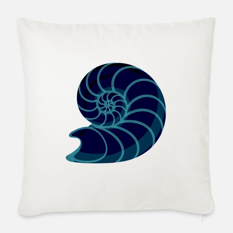 Bunte, préhistorique - Housse de coussin décorative 45 x 45 cm - blanc nature