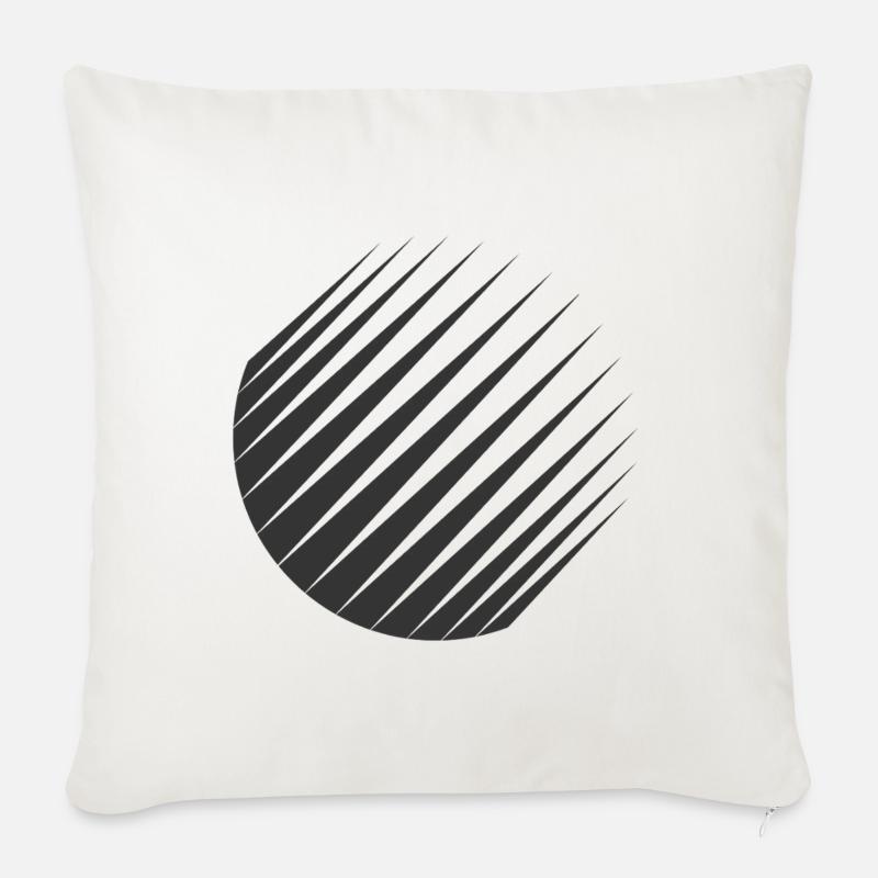 Geo Planet  - Sofakissenbezug 45 x 45 cm - Naturweiß 