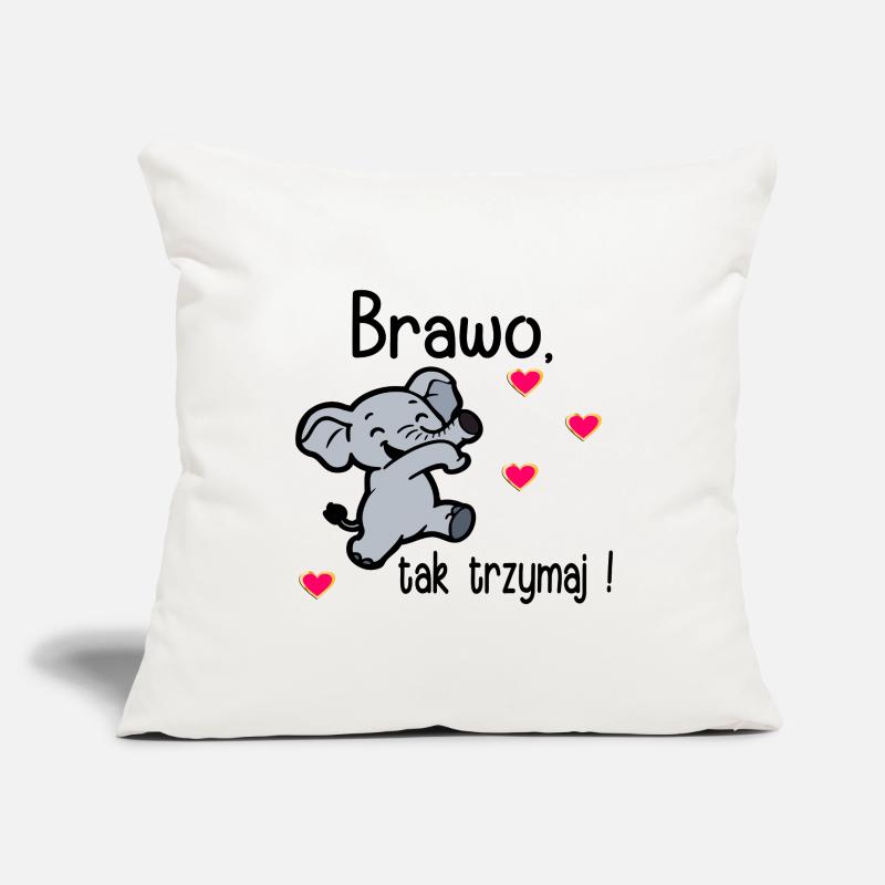 Bravo, keep it up Sofa pillowcase 17,3'' x 17,3'' (45 x 45 cm)