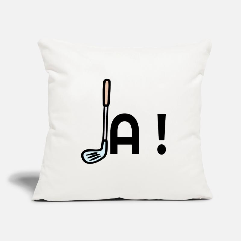 Golf Commitment Yes Sofa pillowcase 17,3'' x 17,3'' (45 x 45 cm)