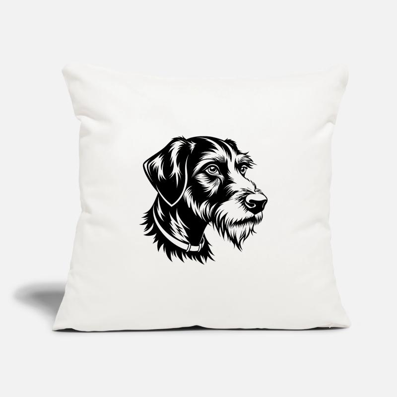 Deutscher Drahthaar-Pointer Sofakissenbezug 45 x 45 cm