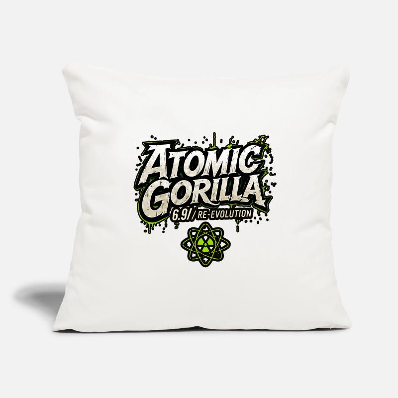 Réévolution du gorille atomique Housse de coussin décorative 45 x 45 cm