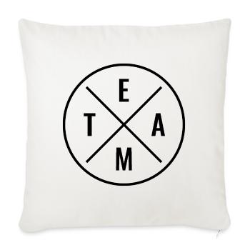 Team - Sofa pillowcase 17,3'' x 17,3'' (45 x 45 cm) - natural white - Front