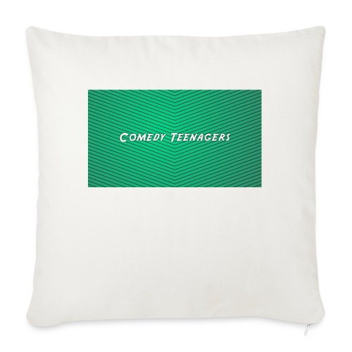 Green Comedy Teenagers T Shirt - Soffkuddsöverdrag, 45 x 45 cm