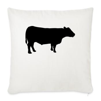 Beef - Sofakissenbezug 45 x 45 cm - Naturweiß  - Vorne