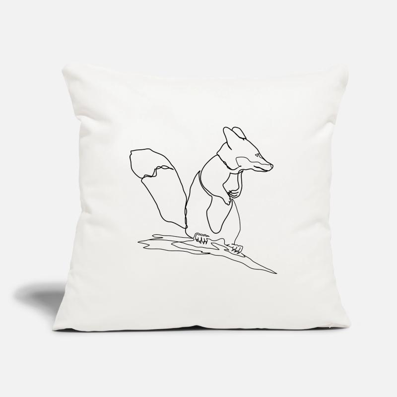 Fuchs Eichhörnchen Squirrel Fox Sofakissenbezug 45 x 45 cm