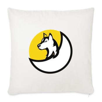 German shepherd dog - Sofa pillowcase 17,3'' x 17,3'' (45 x 45 cm) - natural white - Front