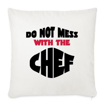 chef - Sofa pillowcase 17,3'' x 17,3'' (45 x 45 cm) - natural white - Front