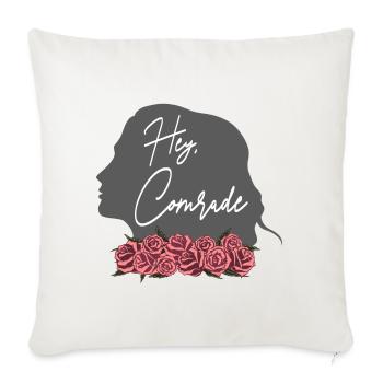 Rose Hathaway Citation « Hey, Camarade » Vampire Academy - Housse de coussin décorative 45 x 45 cm - blanc nature - Devant