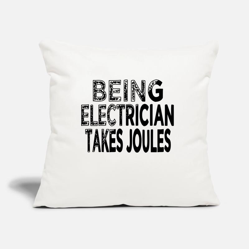 Socket Profession Electrical Engineering Cameraman Sofa pillowcase 17,3'' x 17,3'' (45 x 45 cm)
