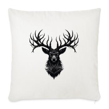 Horns of Darkness - Sofakissenbezug 45 x 45 cm - Naturweiß  - Vorne