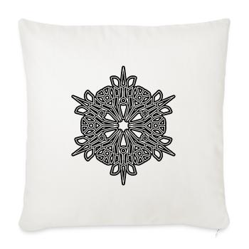 RF319BLACKUK - Sofa pillowcase 17,3'' x 17,3'' (45 x 45 cm) - natural white - Front