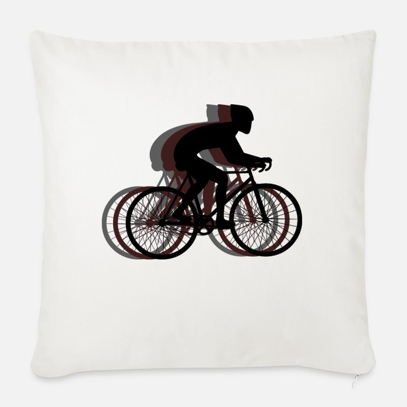 Biking - Sofakissenbezug 45 x 45 cm - Naturweiß 