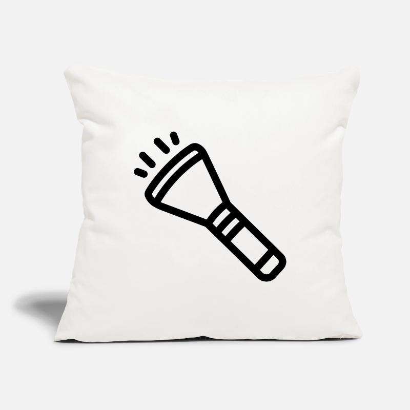 Flashlight Sofa pillowcase 17,3'' x 17,3'' (45 x 45 cm)