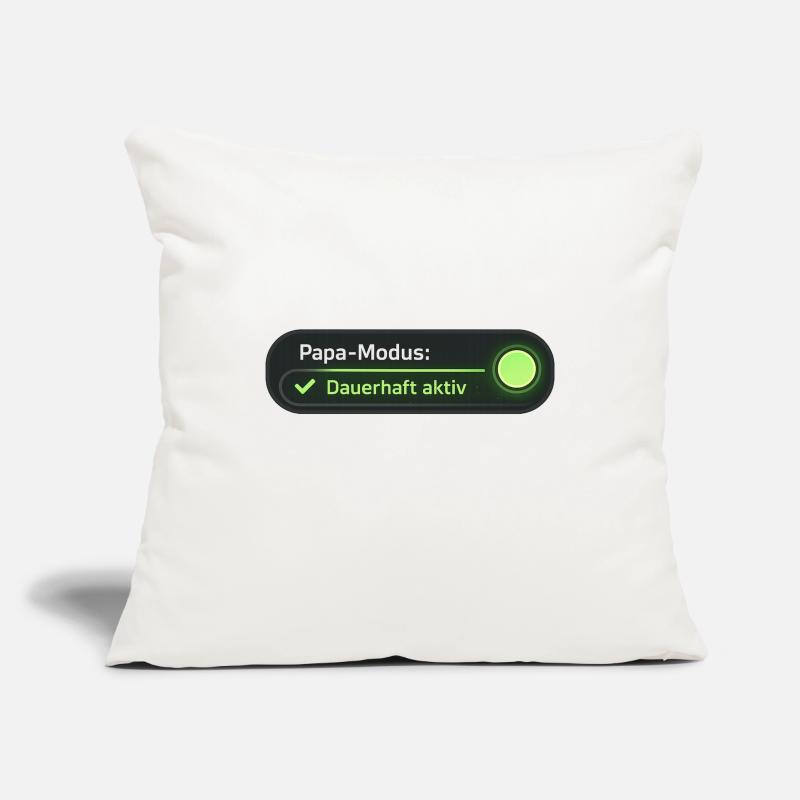 Dad mode permanently active Sofa pillowcase 17,3'' x 17,3'' (45 x 45 cm)