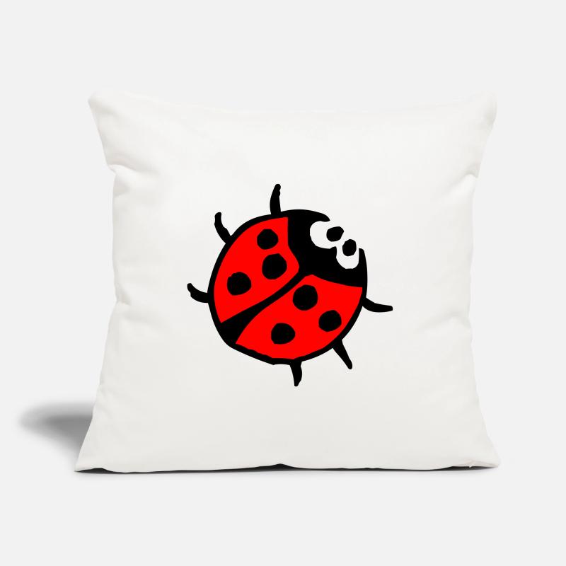 Vibrant Ladybug Spot Pattern Sofa pillowcase 17,3'' x 17,3'' (45 x 45 cm)
