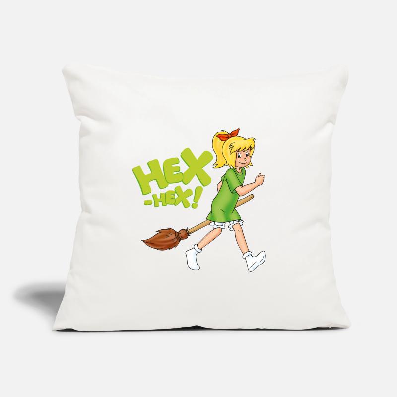 Bibi Blocksberg with mashed potatoes HEX-HEX! Type Sofa pillowcase 17,3'' x 17,3'' (45 x 45 cm)