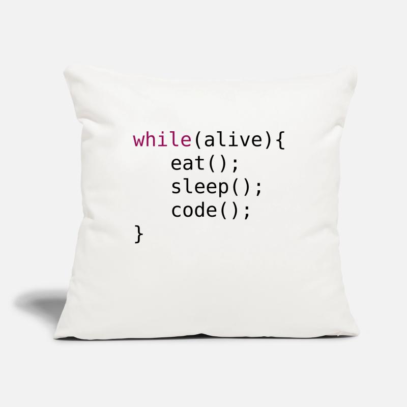 Lustiger Code Quellcode Sofakissenbezug 45 x 45 cm