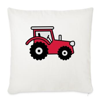 tractor - Housse de coussin décorative 45 x 45 cm - blanc nature - Devant