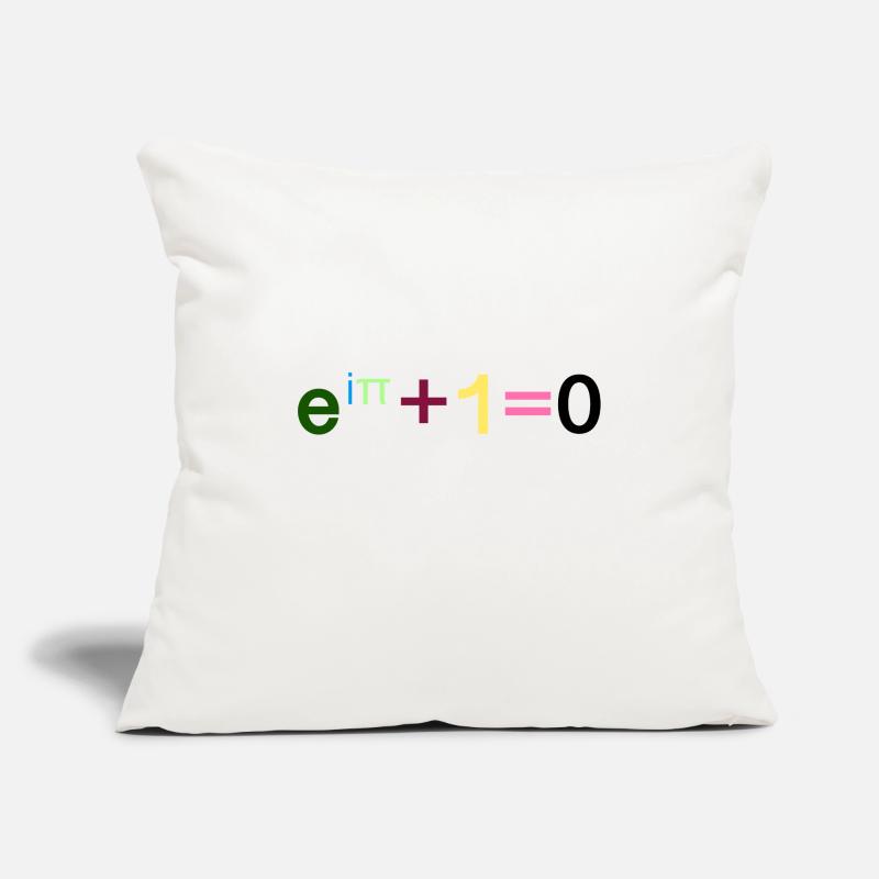 Mathematics - Euler Identity Sofa pillowcase 17,3'' x 17,3'' (45 x 45 cm)