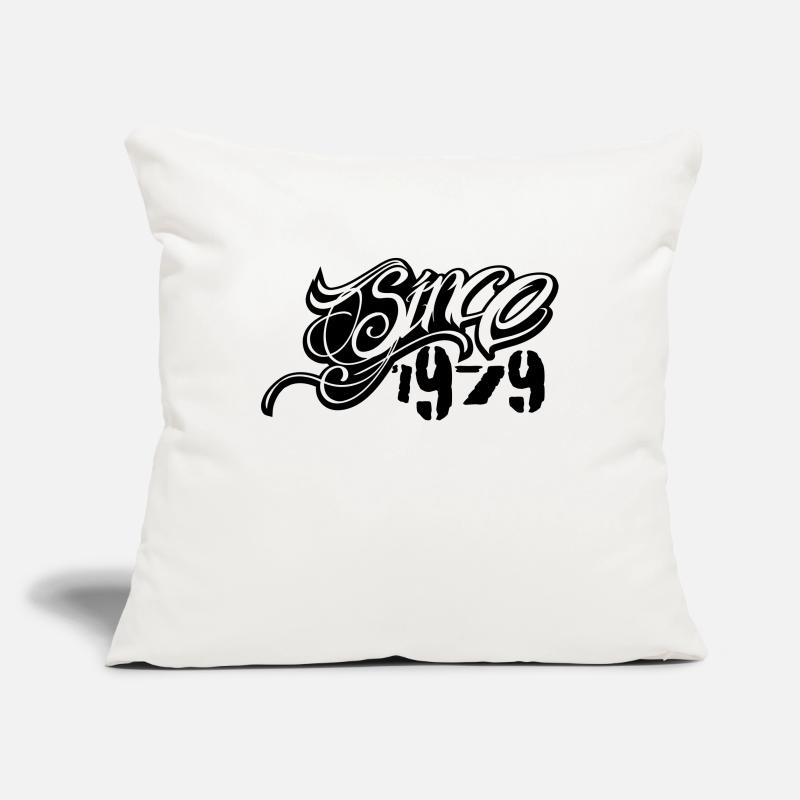 since 1979 Sofa pillowcase 17,3'' x 17,3'' (45 x 45 cm)