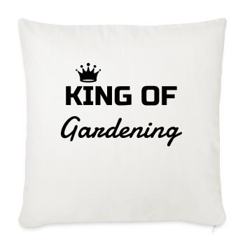 Garden - Gardener - Gardening - Green - Nature - Sofa pillowcase 17,3'' x 17,3'' (45 x 45 cm) - natural white - Front