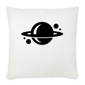 planet - Sofa pillowcase 17,3'' x 17,3'' (45 x 45 cm) - natural white - Front