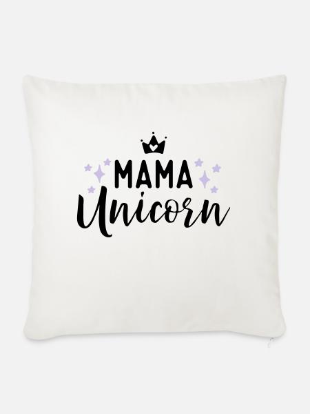Unicorn - Sofakissenbezug 45 x 45 cm - Naturweiß 