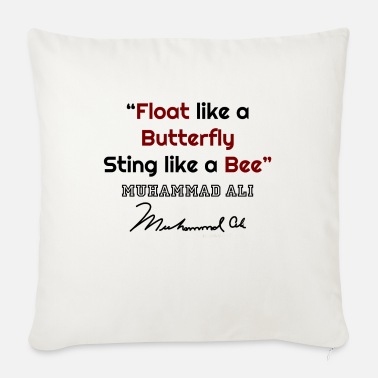 Muhammad Ali, Muhammad Ali quotes, famous quotes,' Pillowcase 17,3'' x  17,3'' (45 x 45 cm) | Spreadshirt