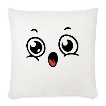 Face Costume - Sofa pillowcase 17,3'' x 17,3'' (45 x 45 cm) - natural white - Front