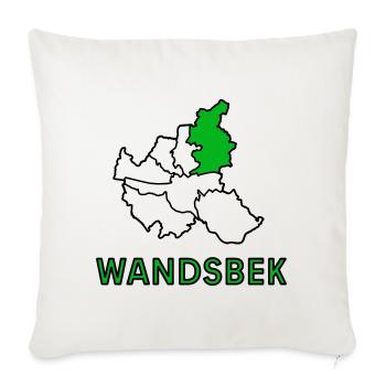 Wandsbek, a district of Hamburg - Sofa pillowcase 17,3'' x 17,3'' (45 x 45 cm) - natural white - Front