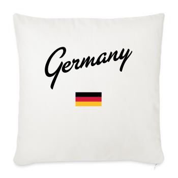 Germany - Sofakissenbezug 45 x 45 cm - Naturweiß  - Vorne