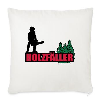 lumberjack - Sofa pillowcase 17,3'' x 17,3'' (45 x 45 cm) - natural white - Front