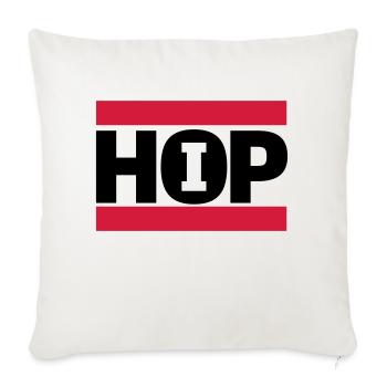hiphop - Sofa pillowcase 17,3'' x 17,3'' (45 x 45 cm) - natural white - Front