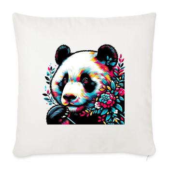 Panda - Sofa pillowcase 17,3'' x 17,3'' (45 x 45 cm) - natural white - Front