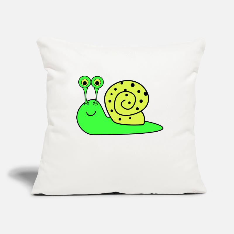 Snail Funny Sofa pillowcase 17,3'' x 17,3'' (45 x 45 cm)