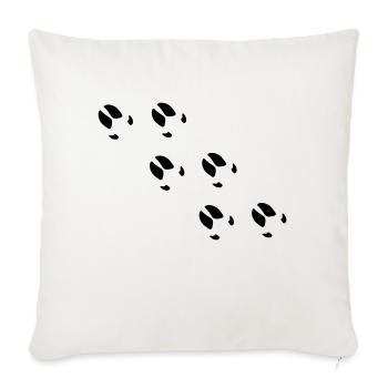 mark_pig_3 - Sofa pillowcase 17,3'' x 17,3'' (45 x 45 cm) - natural white - Front