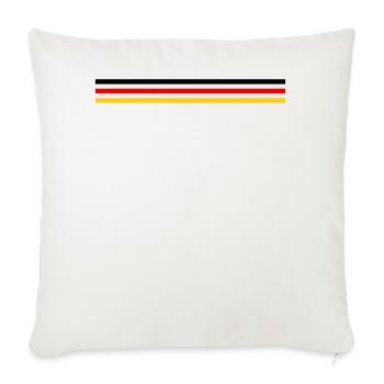Trait Germany version 1 large - Sofa pillowcase 17,3'' x 17,3'' (45 x 45 cm) - natural white - Front