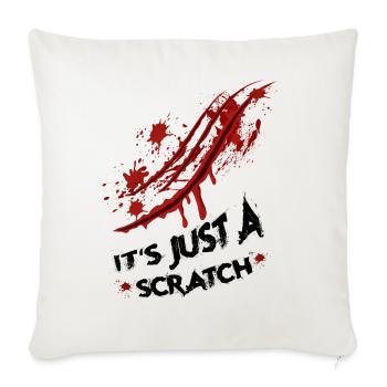Just a scratch - Sofa pillowcase 17,3'' x 17,3'' (45 x 45 cm) - natural white - Front